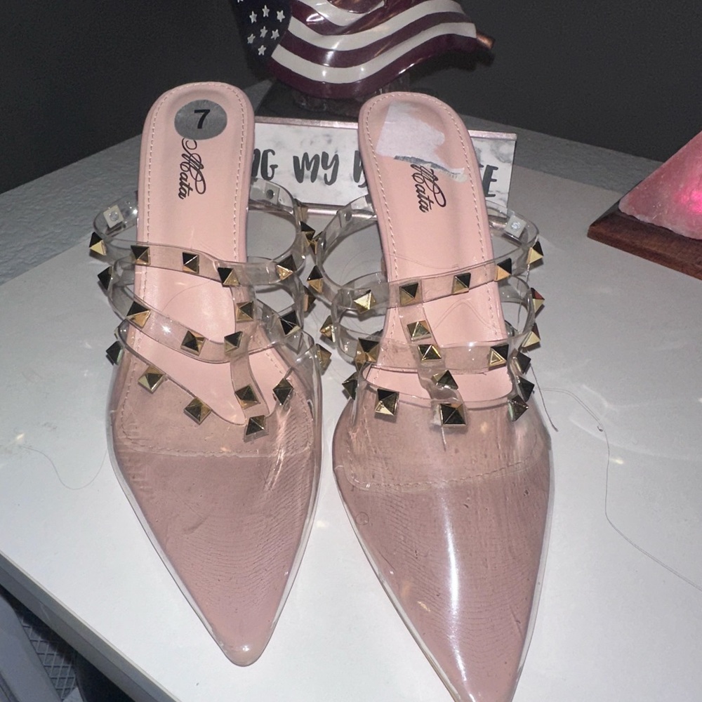 Tan Slide Sandals - Picture 5 of 5